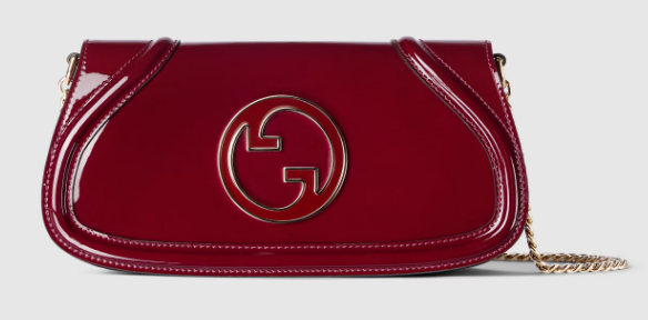 GUCCI BLONDIE SMALL SHOULDER BAG 815715 Rosso Ancora red