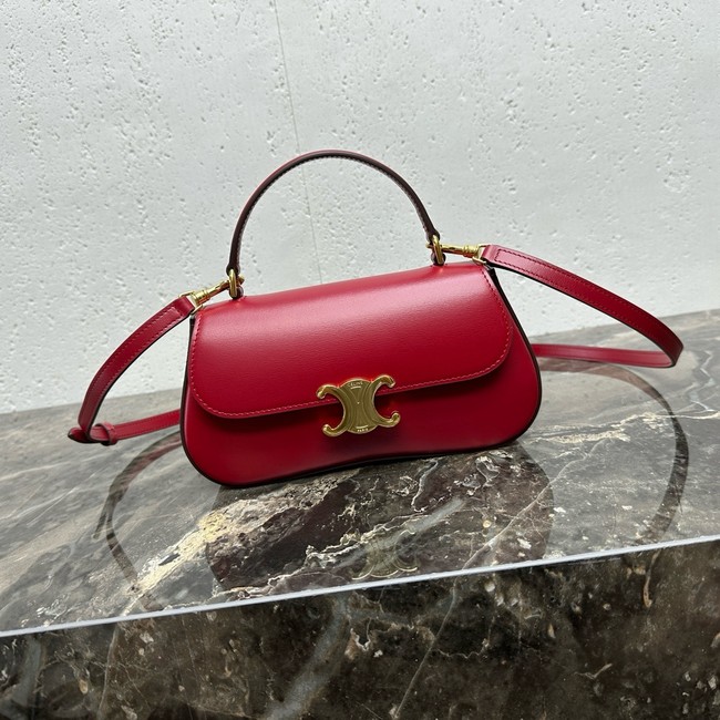 CELINE TEEN CELINE LOLA IN SHINY CALFSKIN 119533 red