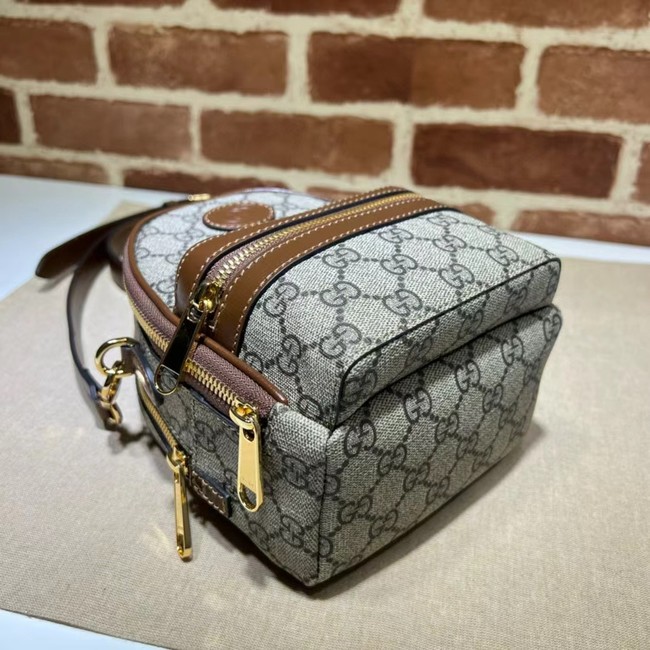 Gucci GG EMBLEM MINI BACKPACK 725654 brown