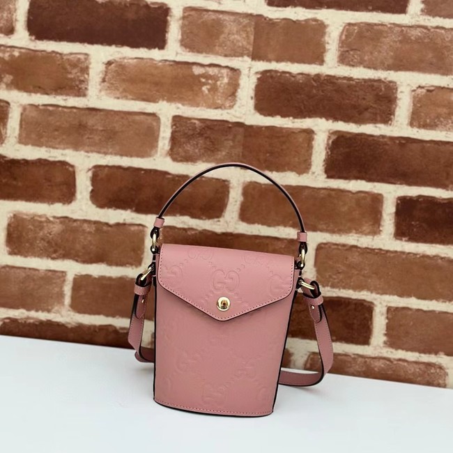 Gucci GG SUPER MINI SHOULDER BAG 772795 pink