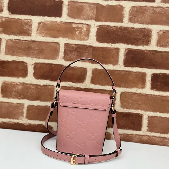 Gucci GG SUPER MINI SHOULDER BAG 772795 pink