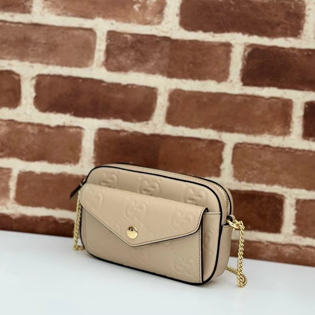 Gucci GG SUPER MINI SHOULDER BAG 781554 Cream