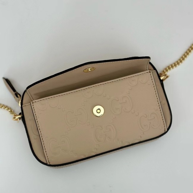 Gucci GG SUPER MINI SHOULDER BAG 781554 Cream