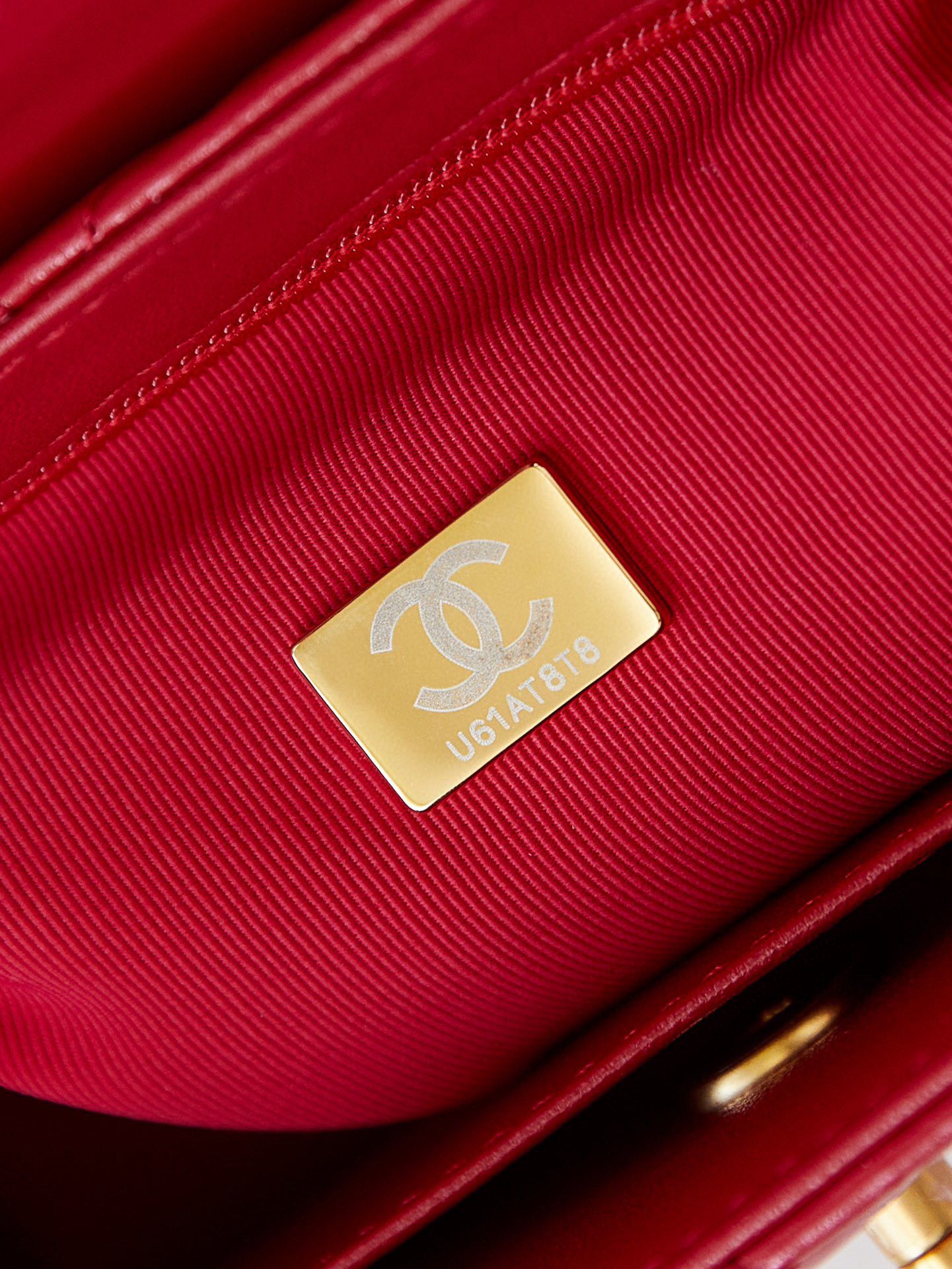 Chanel 23k Vintage Kelly Original Leather Top Handle Bag AS4416 Red