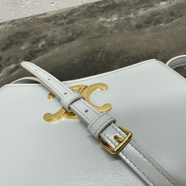 Celine MEDIUM TILLY BAG IN SHINY CALFSKIN 115703 ICE BLUE