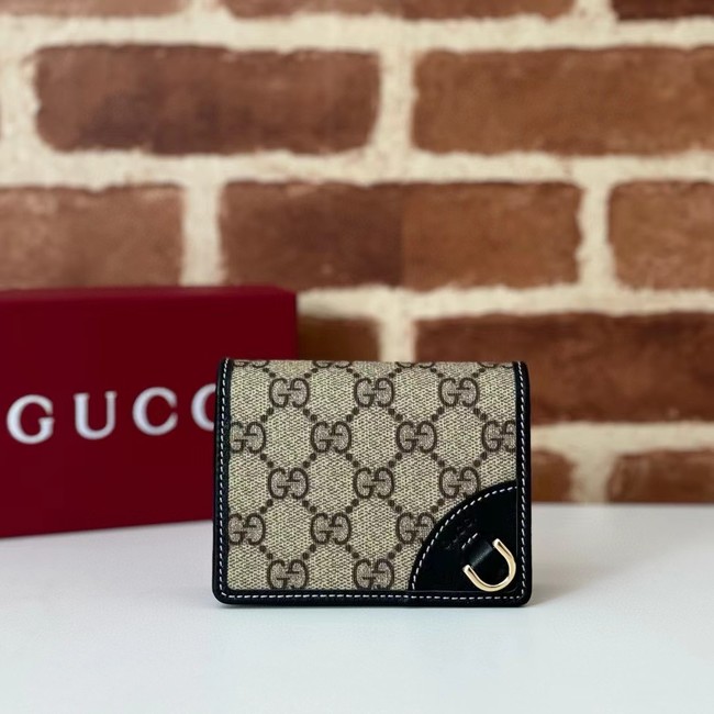 Gucci GG EMBLEM MINI WALLET 820692 black