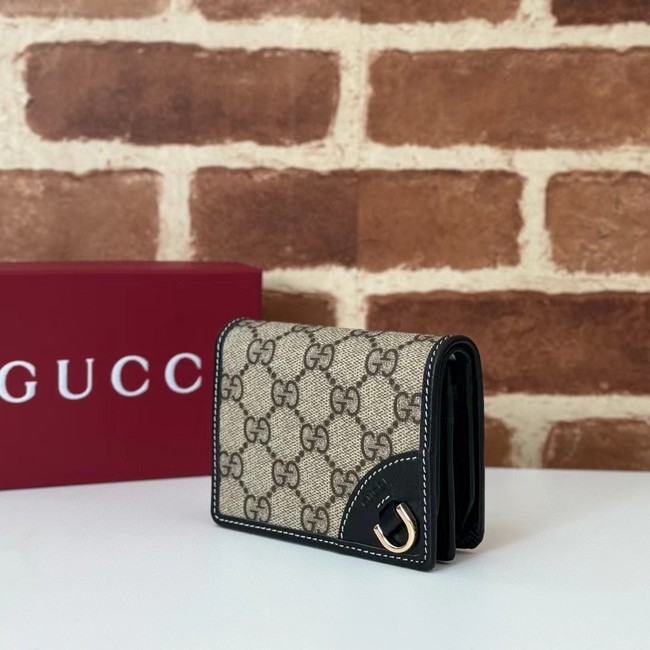 Gucci GG EMBLEM MINI WALLET 820692 black