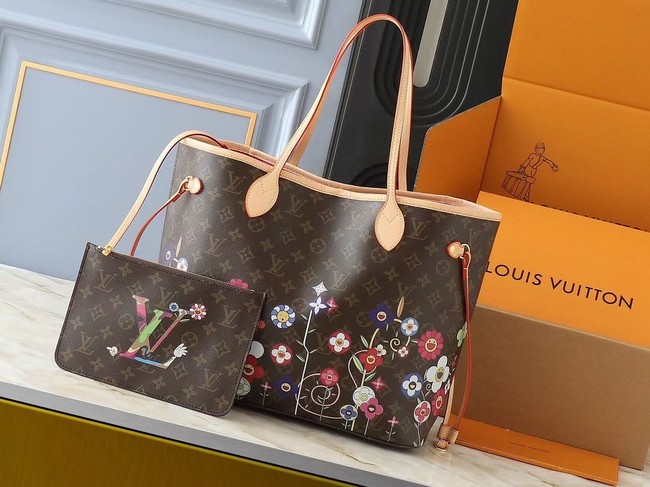 Louis Vuitton LV x TM Neverfull MM M13675