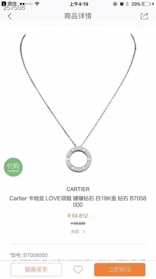 Cartier Necklace CE16133