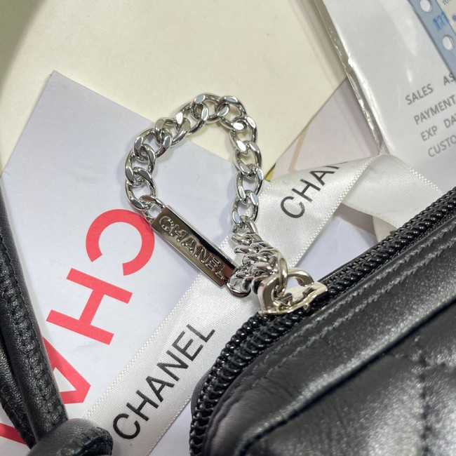 Chanel TOP HANDLE BAG AS8015 black&white