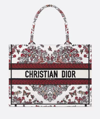 Dioramour Medium Dior Book Tote M1296ZEEI Multicolor