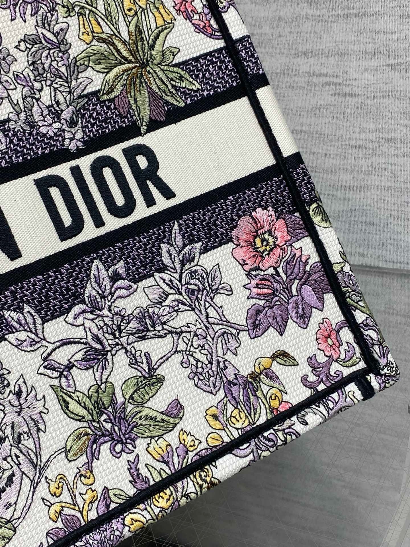 Dioramour Medium Dior Book Tote M1296ZEEV Multicolor