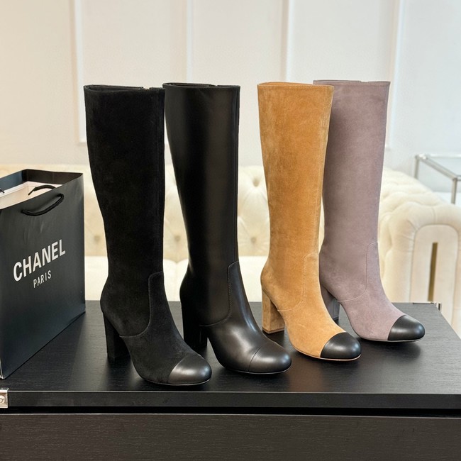 Chanel WOMENS HIGH BOOTS  Heel 8CM 55854-1