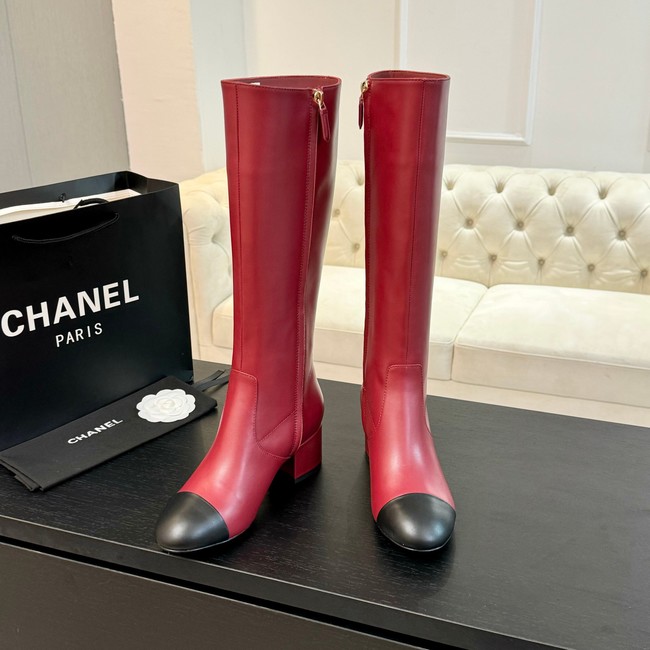 Chanel WOMENS HIGH BOOTS Heel 8CM 55854-5