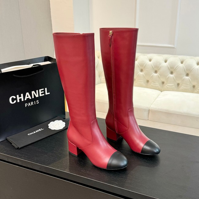 Chanel WOMENS HIGH BOOTS Heel 8CM 55854-5