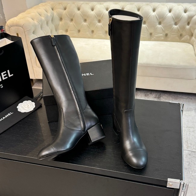 Chanel WOMENS HIGH BOOTS Heel 8CM 55854-6