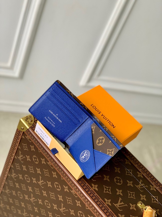 Louis Vuitton Multiple Wallet N00142 Blue Green