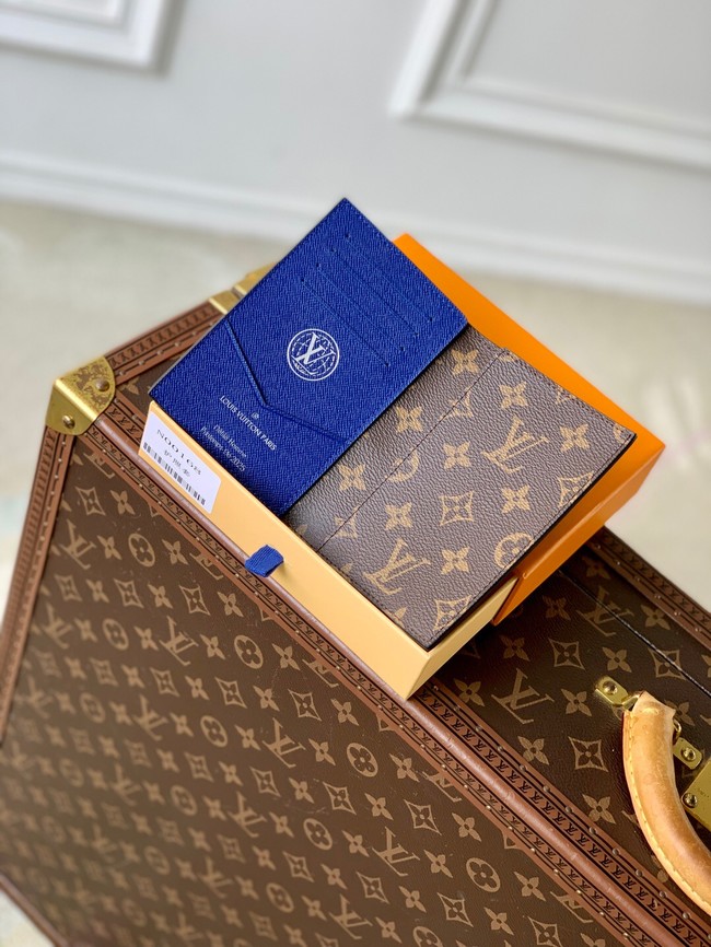 Louis Vuitton Passport Cover N00168 Blue Green