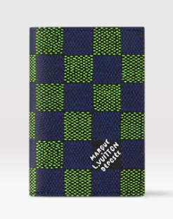 Louis Vuitton Passport Cover N00168 Blue Green