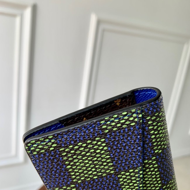 Louis Vuitton Pocket Organizer N00143 Blue Green