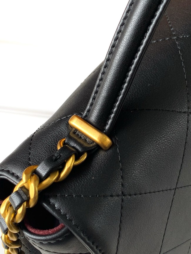 Chanel Medium FLAP BAG WITH TOP HANDLE AS5542 BLACK