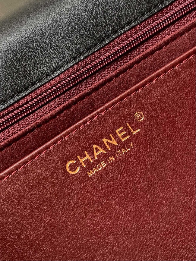Chanel SMALL FLAP BAG WITH TOP HANDLE AS5541 BLACK