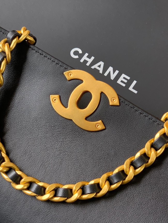 Chanel SMALL FLAP BAG WITH TOP HANDLE AS5541 BLACK