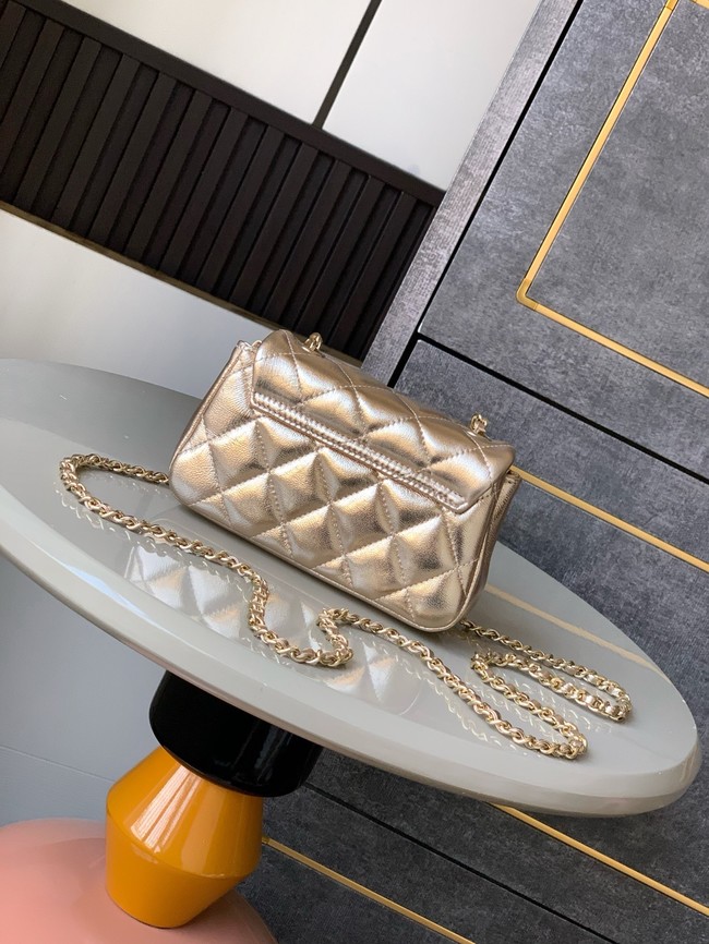 Chanel CLASSIC Original Lambskin 11.12 HANDBAG AS6564 gold