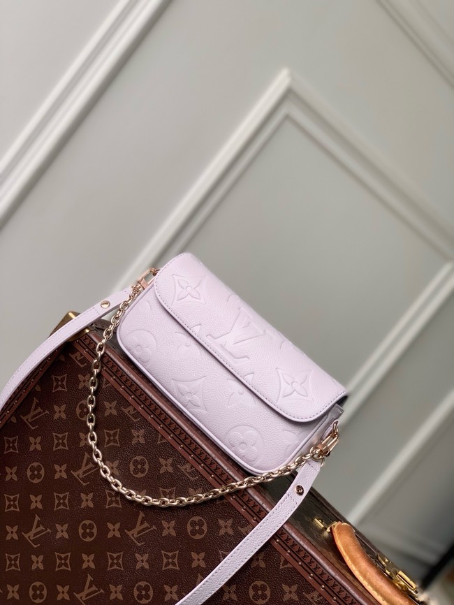 Louis Vuitton NEW Wallet On Chain Ivy M25714 Misty