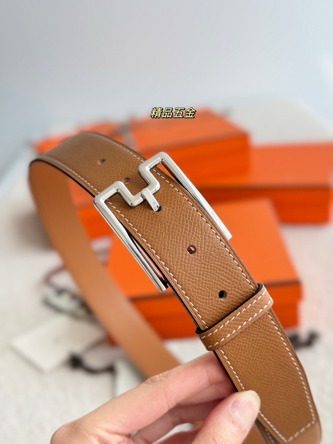 Hermes Epsom calfskin leather belt 66006