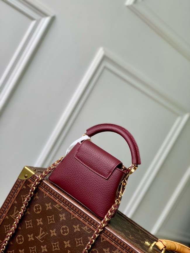Louis Vuitton Capucines nano M24583 burgundy