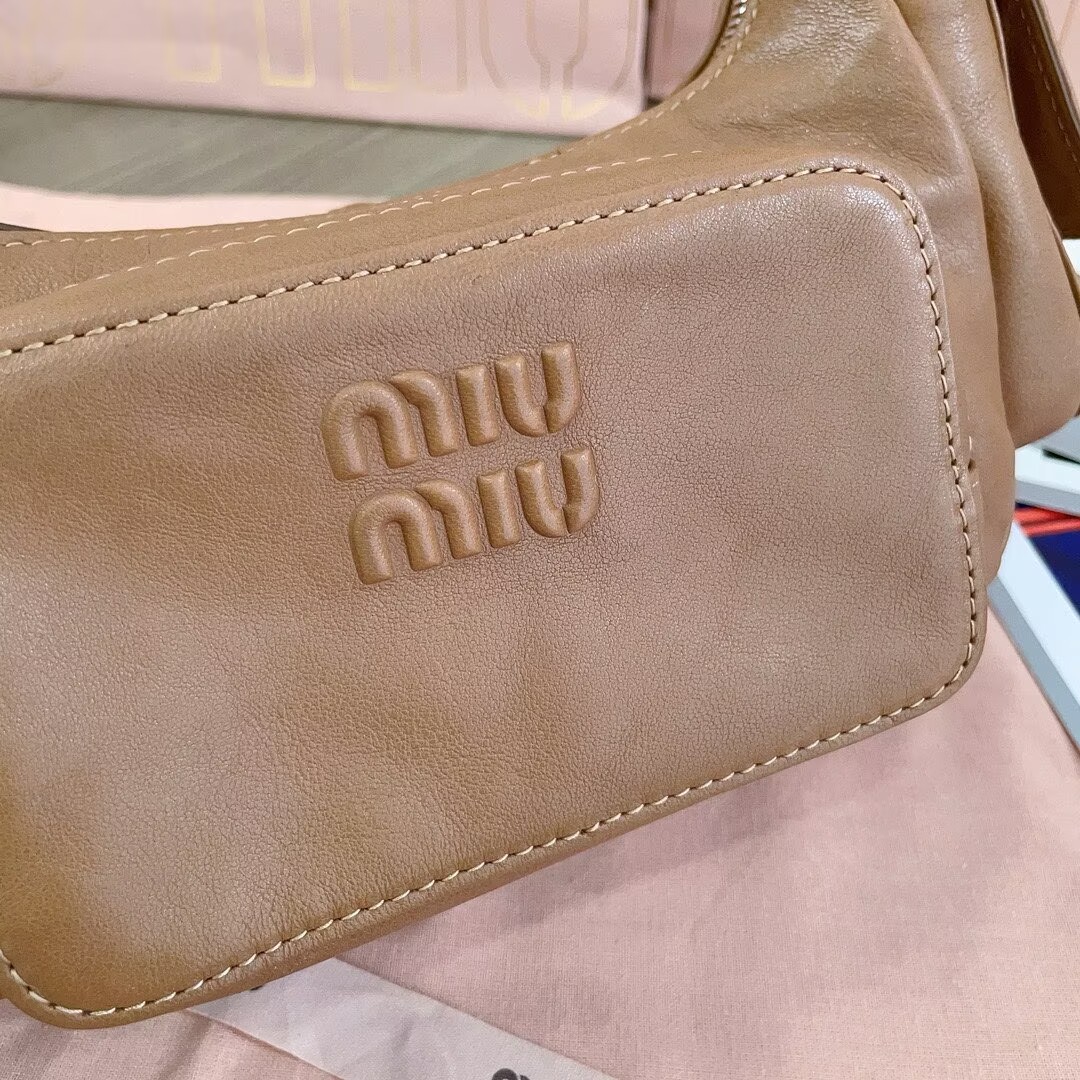 MIU MIU Original Leather Top Handle Bag 5BC146 Brown MIU MIU Original Leather Top Handle Bag 5BC146 Brown