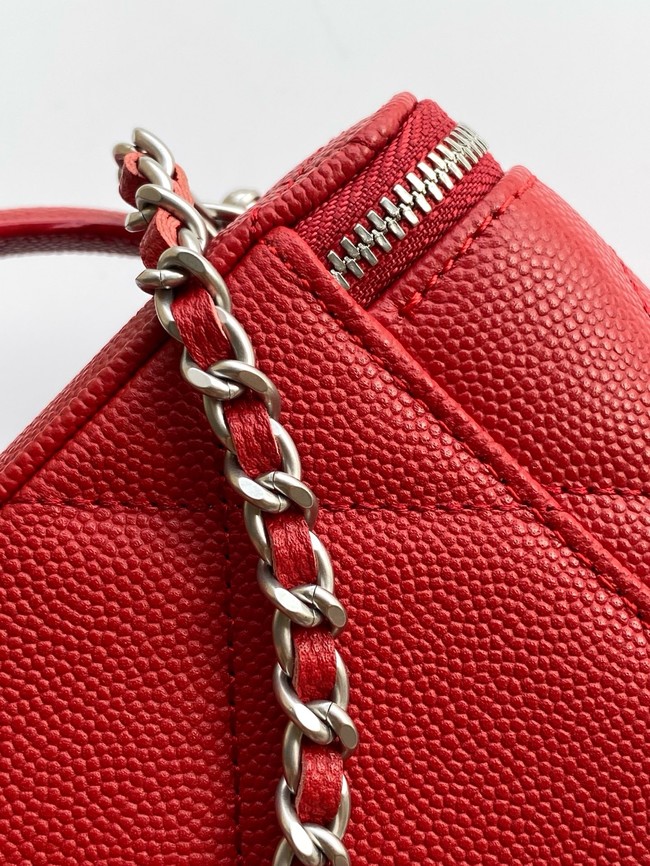 Chanel Long Vanity with chain AP4933 red