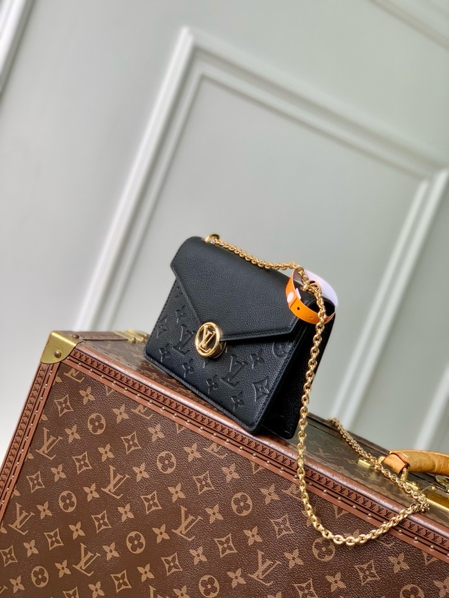 Louis Vuitton Wallet On Chain Rosy M25814 BLACK