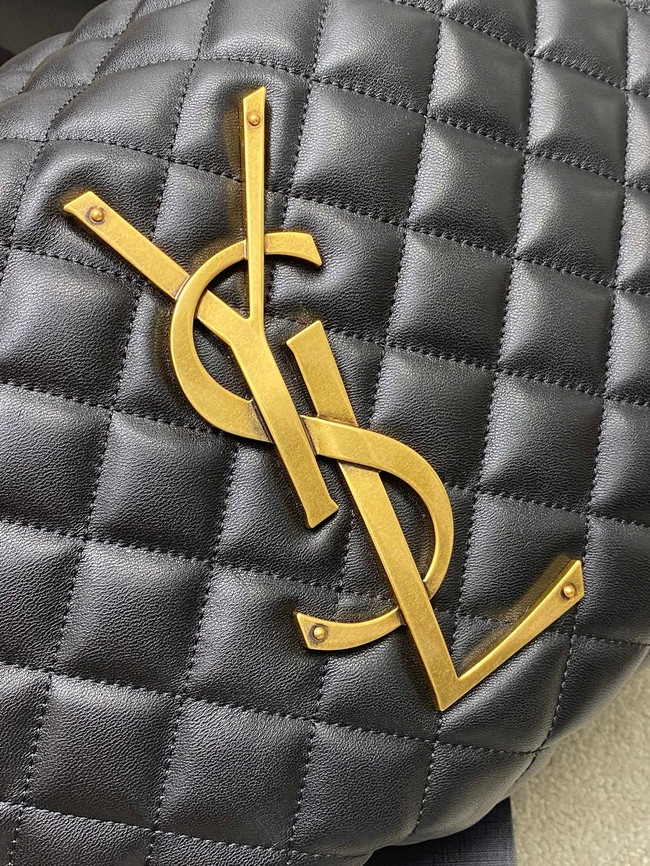 Yves Saint Laurent ICARE hobo in quilted nappa 858160 black  
