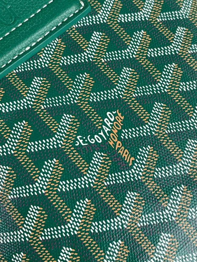 Goyard Calfskin Leather Tote Bag PM 00249 green