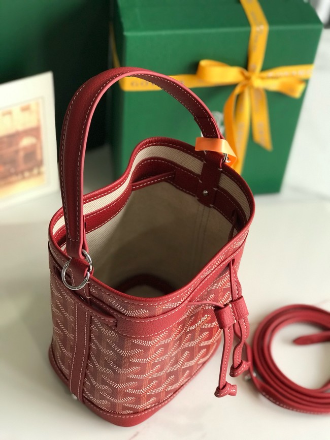 Goyard petit flot drawstring Bag MINI 20251 red