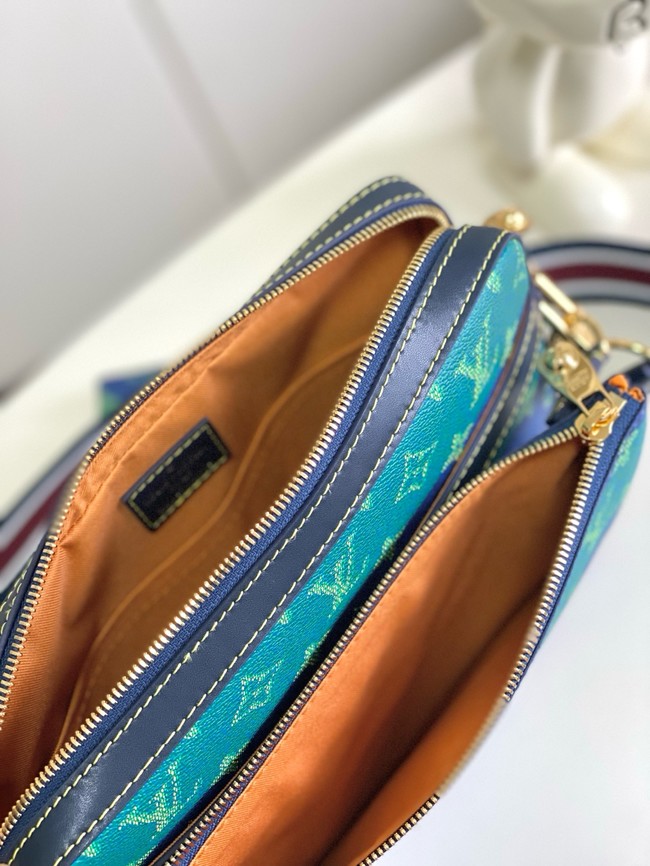 Louis Vuitton Trio Messenger M26026 Blue Stripes