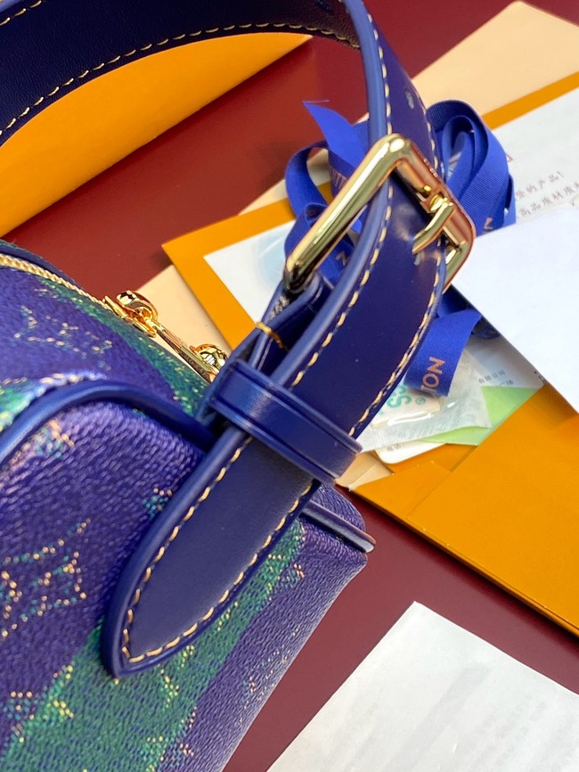 Louis Vuitton Locker Dopp Kit M25902 Blue Stripes