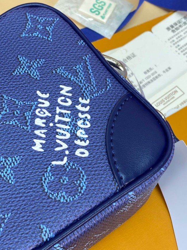 Louis Vuitton Trocadero Wearable Wallet M14253 dark blue