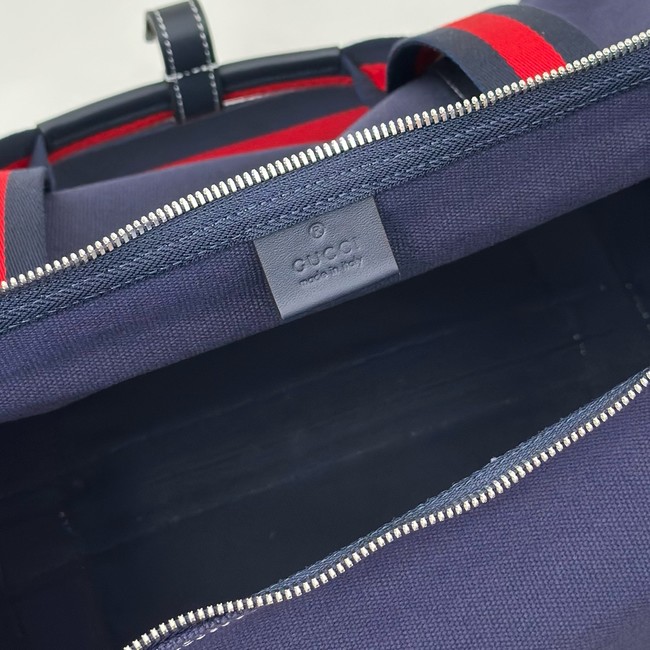 Gucci large tote bag 816866 blue