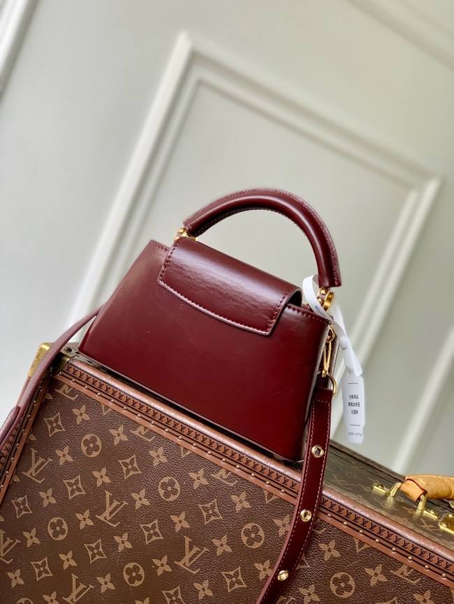 Louis Vuitton Capucines East-West Mini M14381 Grenat Red