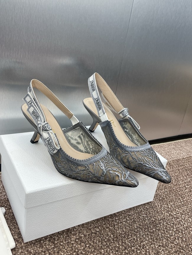 JAdior Slingback Pump Cotton Embroidered KCV367DLN-3