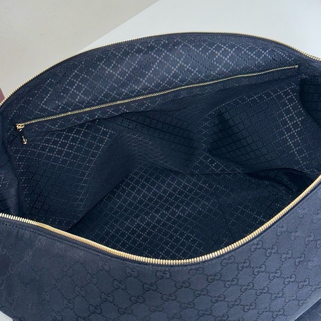 Gucci GG Supreme canvas Hobo Top Handle Bag 864485 black