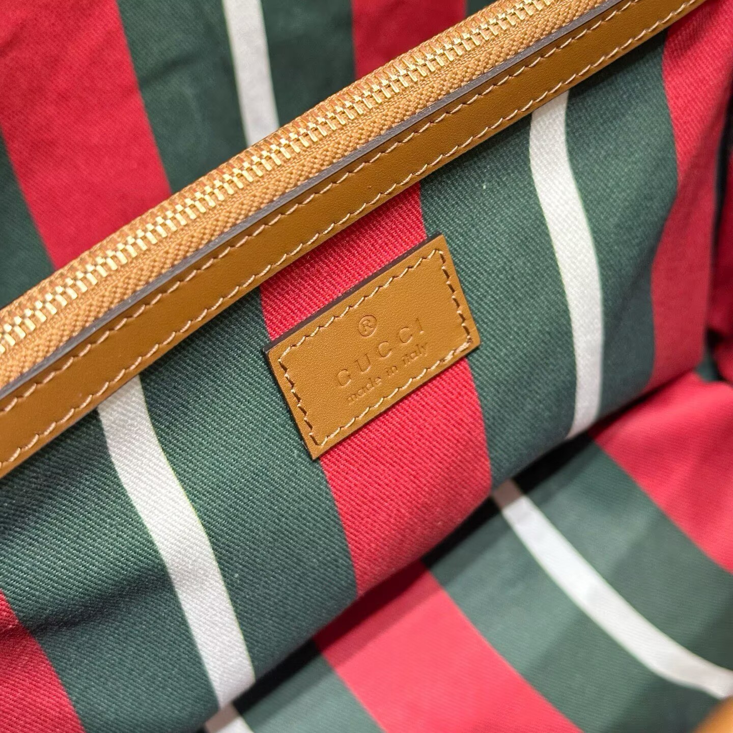 GUCCI GG Emblem medium bucket bag 815103 Brown GUCCI GG Emblem medium bucket bag 815103 Brown