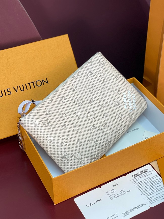 Louis Vuitton NEW Key Pouch M M27109 Apricot