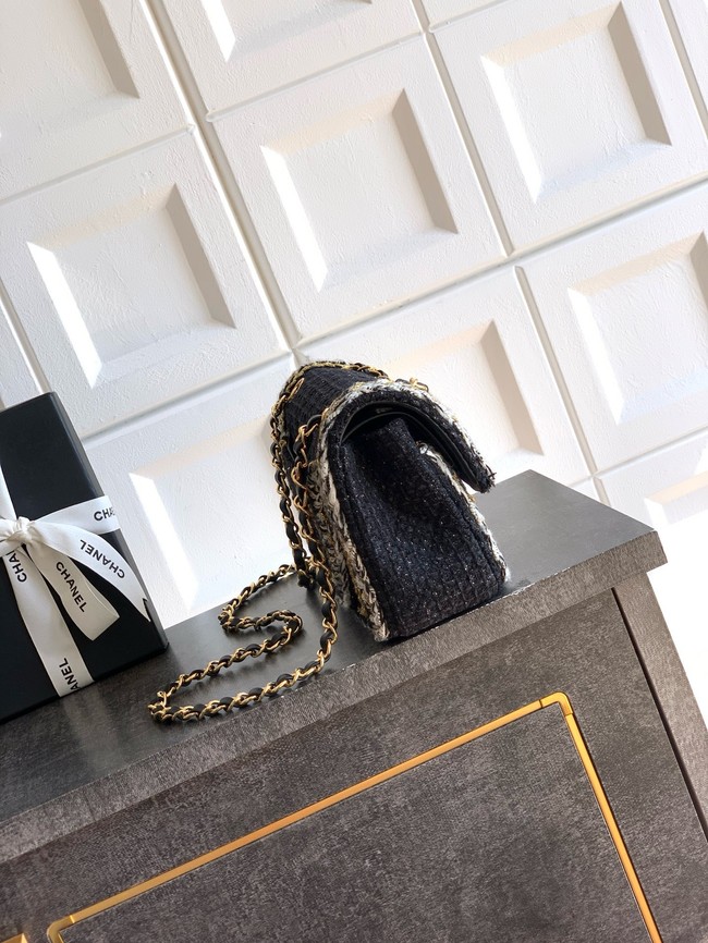 Chanel Small Classic Handbag A01113 black