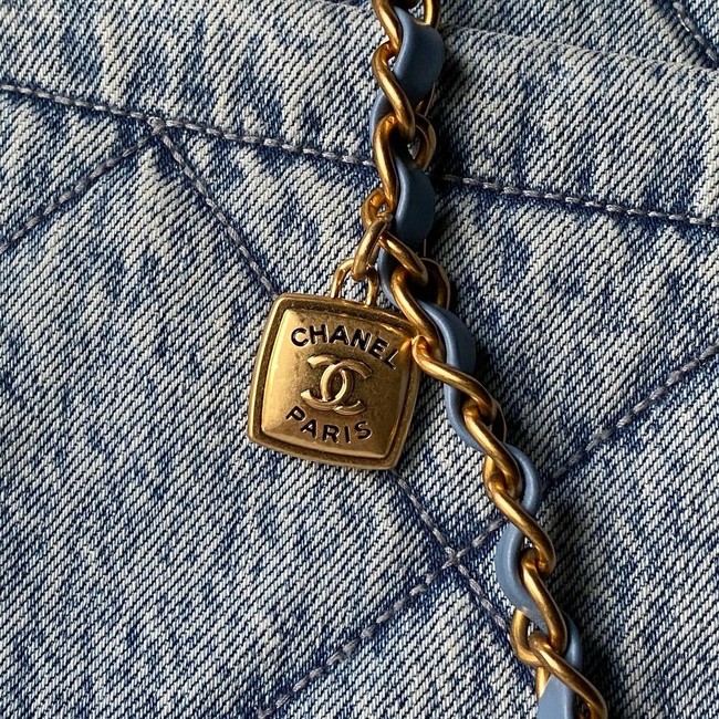 Chanel Maxi Flapbag AS5734 blue