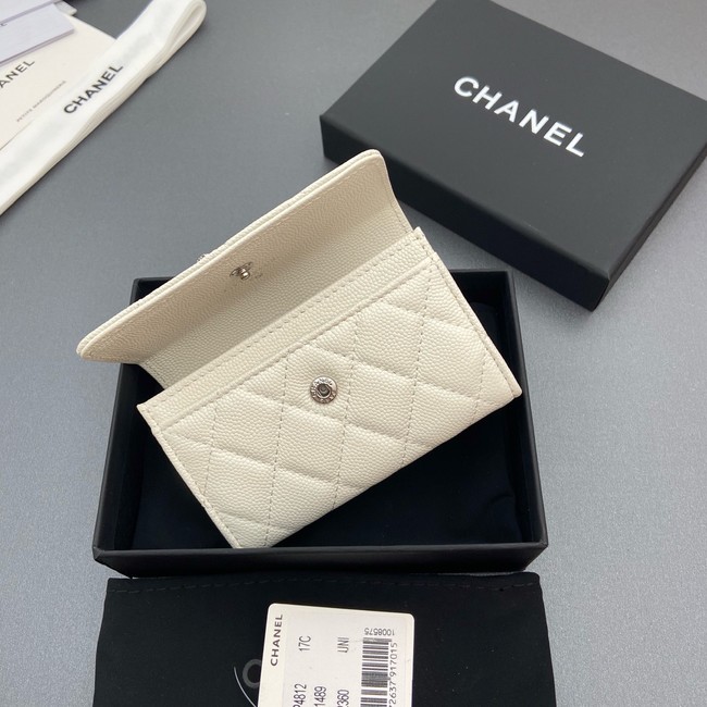 Chanel Flap Card Holder AP4812 Cream