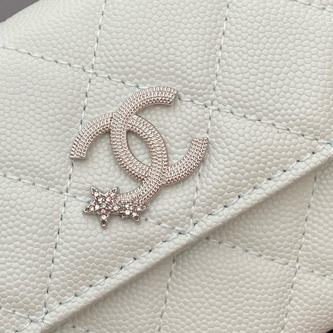 Chanel Long Flap Wallet AP3724 light green